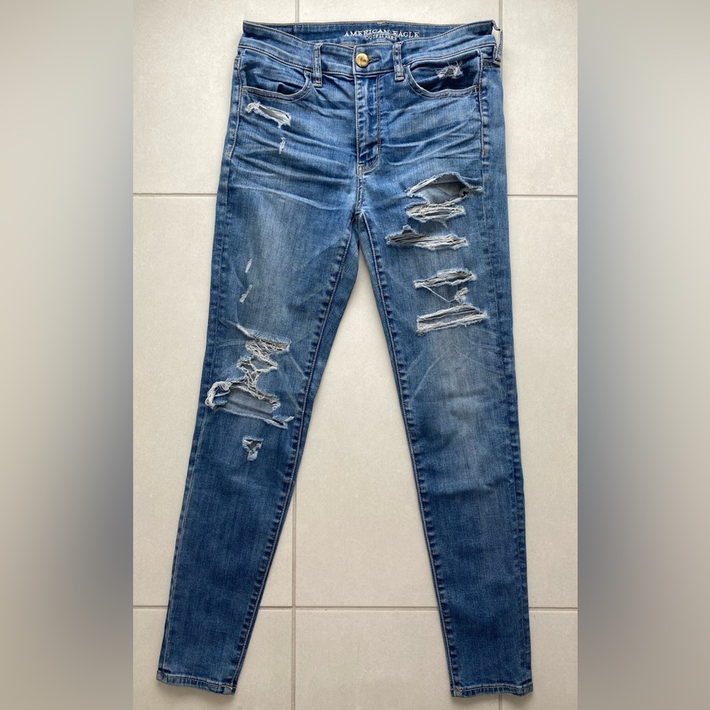 American Eagle Next Level Stretch High‑Rise Jeggings – Skinny Jeans | Size 6